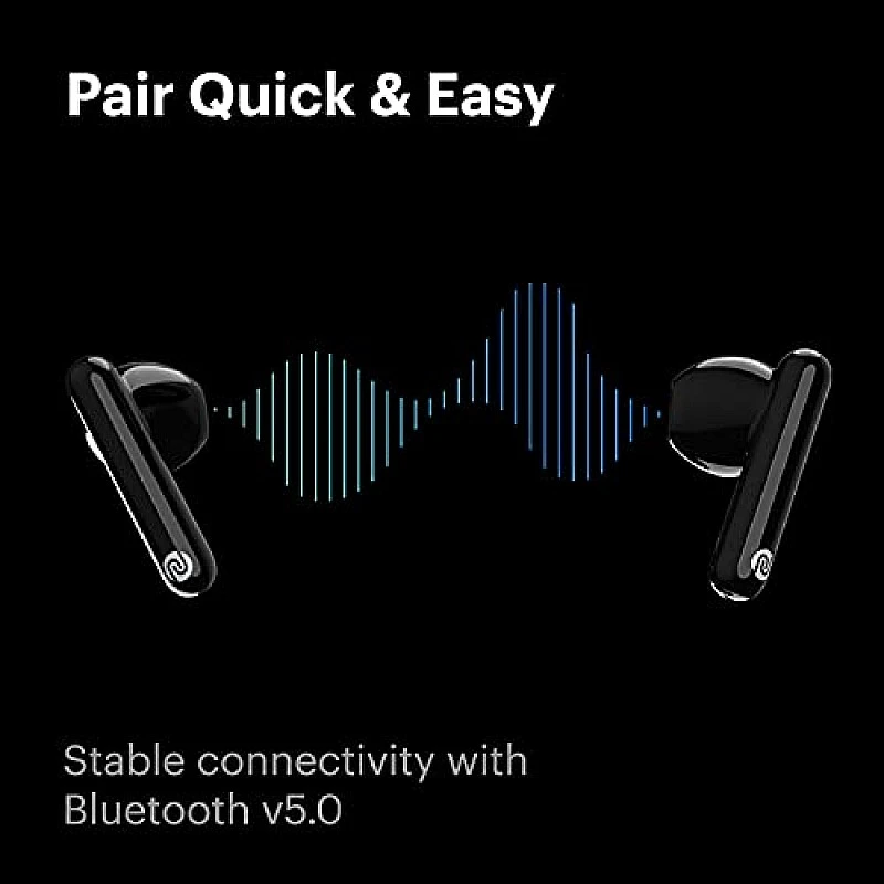 Noise Air Buds Truly Wireless Earbuds with Mic for Crystal Clear Calls, HD Sound, - Jet Black Noise Air Buds Truly Wireless Earbuds with Mic for Crystal Clear Calls, HD Sound, - Jet Black