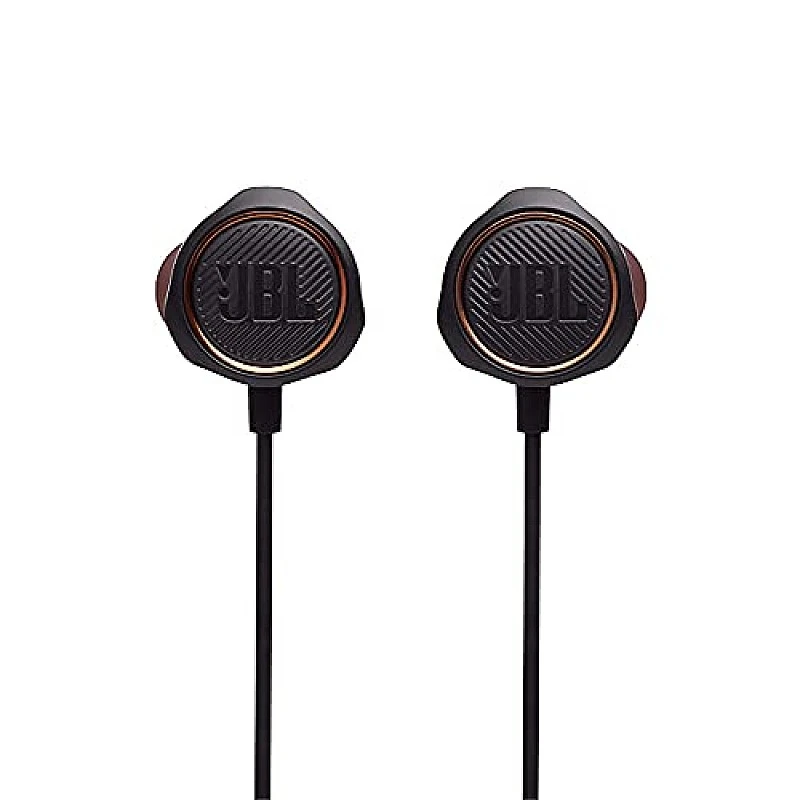 JBL Quantum 50 by Harman Wired in-Ear Gaming Headphone with Twist Lock Technology (Black) JBL Quantum 50 by Harman Wired in-Ear Gaming Headphone with Twist Lock Technology (Black)