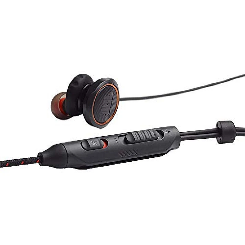 JBL Quantum 50 by Harman Wired in-Ear Gaming Headphone with Twist Lock Technology (Black) JBL Quantum 50 by Harman Wired in-Ear Gaming Headphone with Twist Lock Technology (Black)