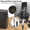 MAONO AU-PM320S Professional XLR Condenser Microphone Kit, Cardioid Vocal Studio Recording Mic for Streaming, Voice Over, Project, Home-Studio