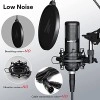 MAONO AU-PM320S Professional XLR Condenser Microphone Kit, Cardioid Vocal Studio Recording Mic for Streaming, Voice Over, Project, Home-Studio