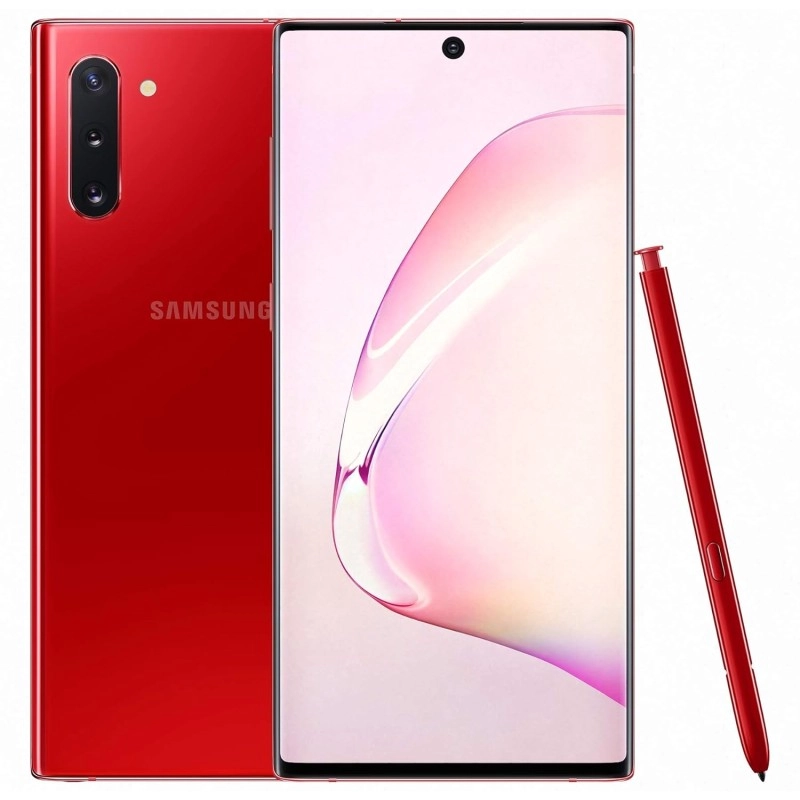 Samsung Galaxy Note 10 (Aura Red, 8GB RAM, 256GB Storage) Refurbished
