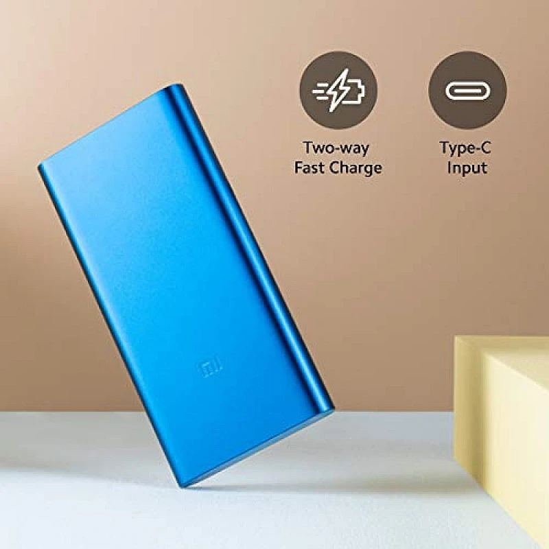 Mi Power Bank 3i 10000mAh (Metallic Blue) Dual Output and Input Port | 18W Fast Charging Refurbished Mi Power Bank 3i 10000mAh (Metallic Blue) Dual Output and Input Port | 18W Fast Charging Refurbished