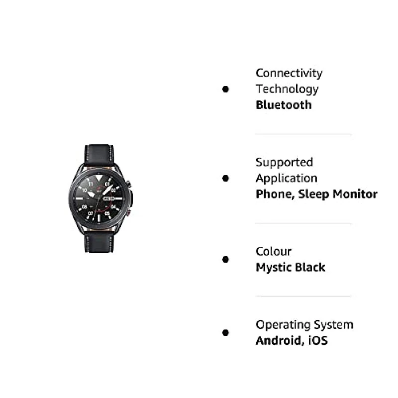 Samsung Galaxy Watch 3 45mm Bluetooth Mystic Black Samsung Galaxy Watch 3 45mm Bluetooth Mystic Black