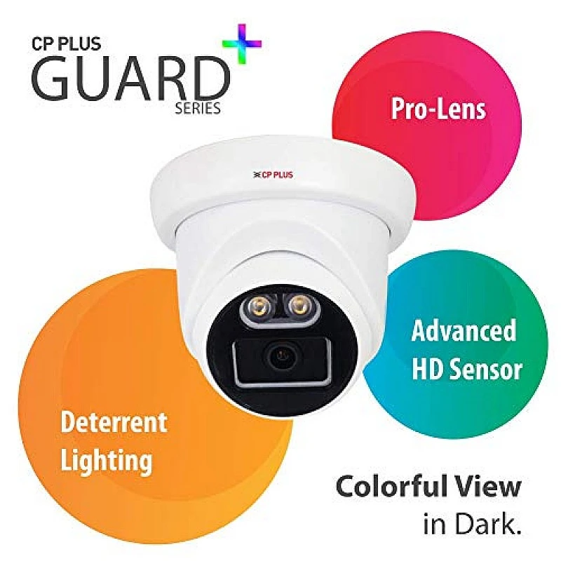 CP PLUS CP-GPC-D24L2-S Infrared 1080p FHD Security Camera White CP PLUS CP-GPC-D24L2-S Infrared 1080p FHD Security Camera White