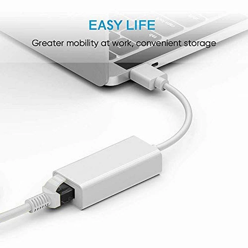 Airtree USB to LAN Ethernet Card Network Adapter Converter (White) Airtree USB to LAN Ethernet Card Network Adapter Converter (White)