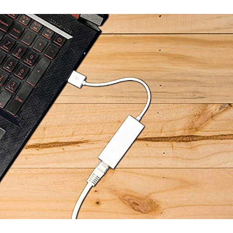 Airtree USB to LAN Ethernet Card Network Adapter Converter (White) Airtree USB to LAN Ethernet Card Network Adapter Converter (White)