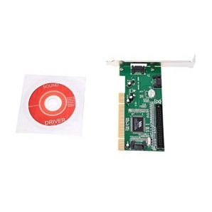 BigPlayer PCI to 3 SATA+1 IDE Card, Green