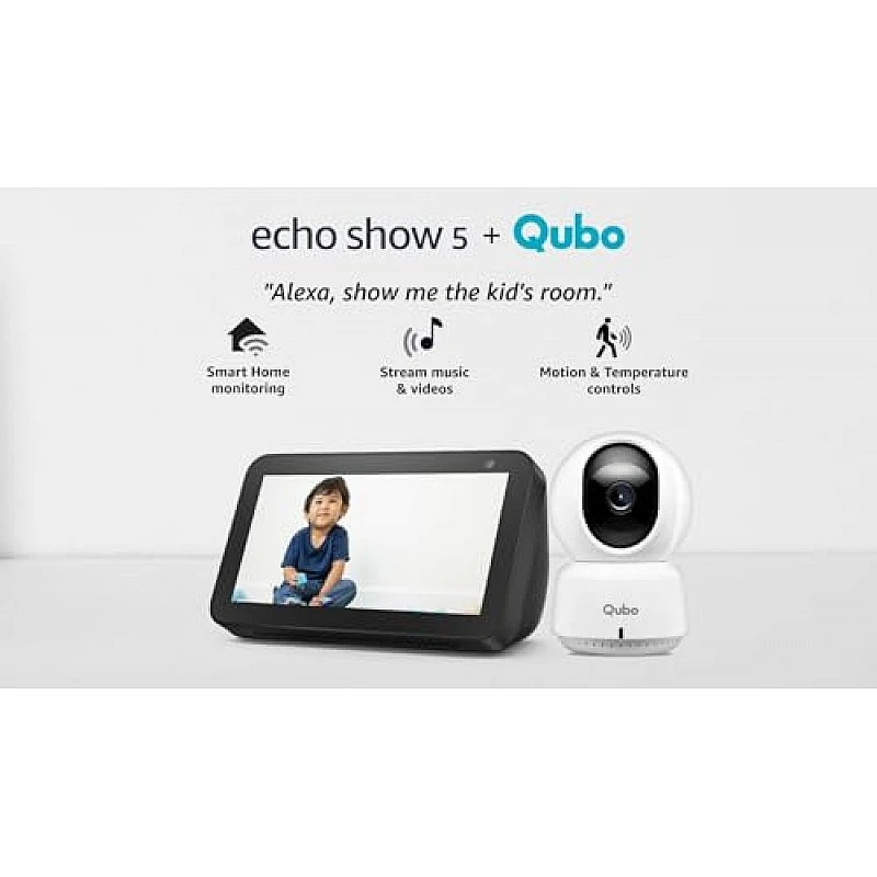 Amazon Echo Show 5 (2nd Gen) - Smart speaker with 5.5" screen, crisp sound and Alexa (Black) Amazon Echo Show 5 (2nd Gen) - Smart speaker with 5.5" screen, crisp sound and Alexa (Black)