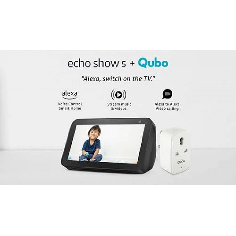 Amazon Echo Show 5 (2nd Gen) - Smart speaker with 5.5" screen, crisp sound and Alexa (Black) Amazon Echo Show 5 (2nd Gen) - Smart speaker with 5.5" screen, crisp sound and Alexa (Black)