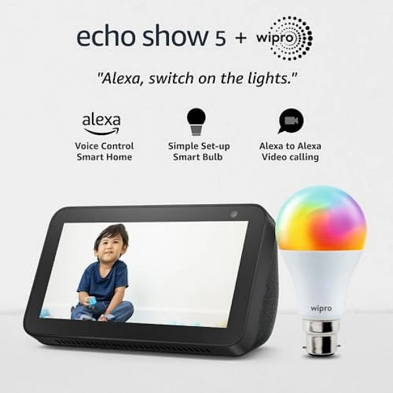 Amazon Echo Show 5 (2nd Gen) - Smart speaker with 5.5" screen, crisp sound and Alexa (Black) Amazon Echo Show 5 (2nd Gen) - Smart speaker with 5.5" screen, crisp sound and Alexa (Black)