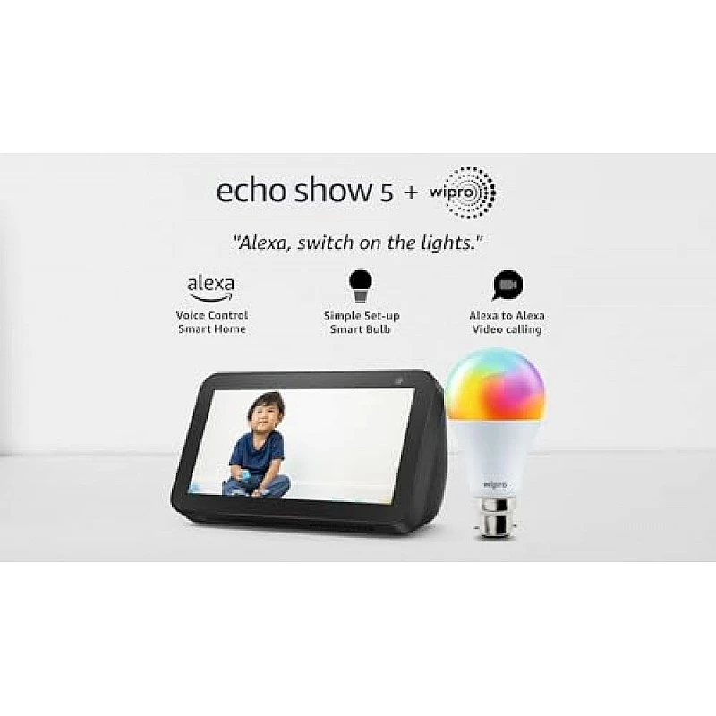 Amazon Echo Show 5 (2nd Gen) - Smart speaker with 5.5" screen, crisp sound and Alexa (Black) Amazon Echo Show 5 (2nd Gen) - Smart speaker with 5.5" screen, crisp sound and Alexa (Black)