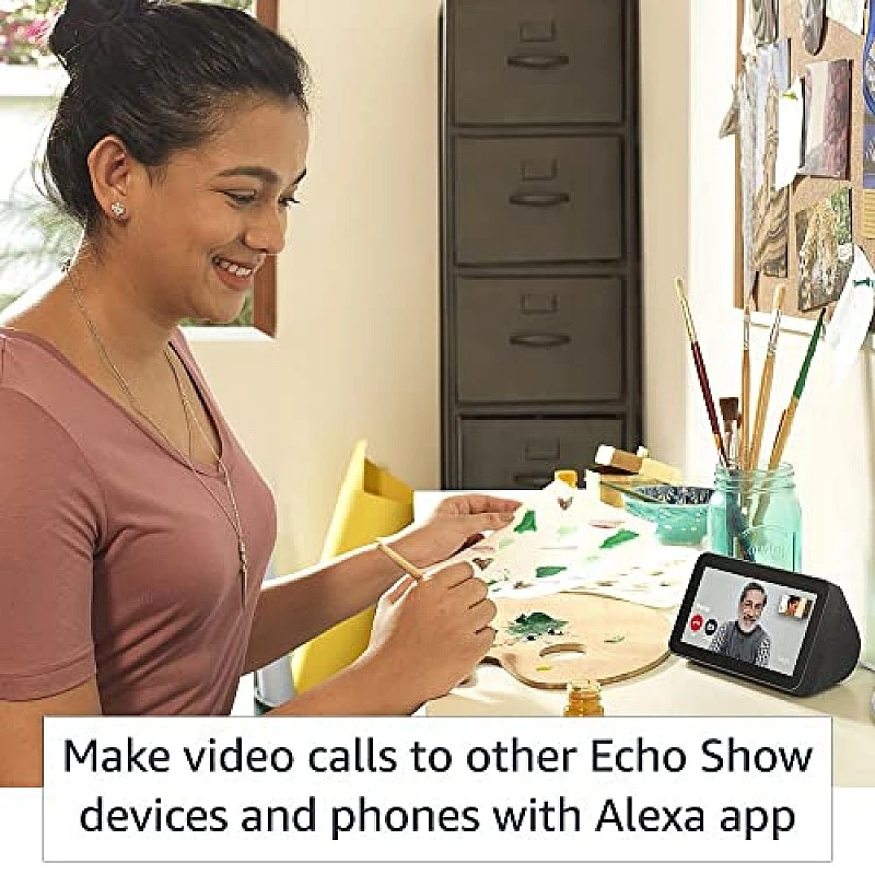 Amazon Echo Show 5 (2nd Gen) - Smart speaker with 5.5" screen, crisp sound and Alexa (Black) Amazon Echo Show 5 (2nd Gen) - Smart speaker with 5.5" screen, crisp sound and Alexa (Black)