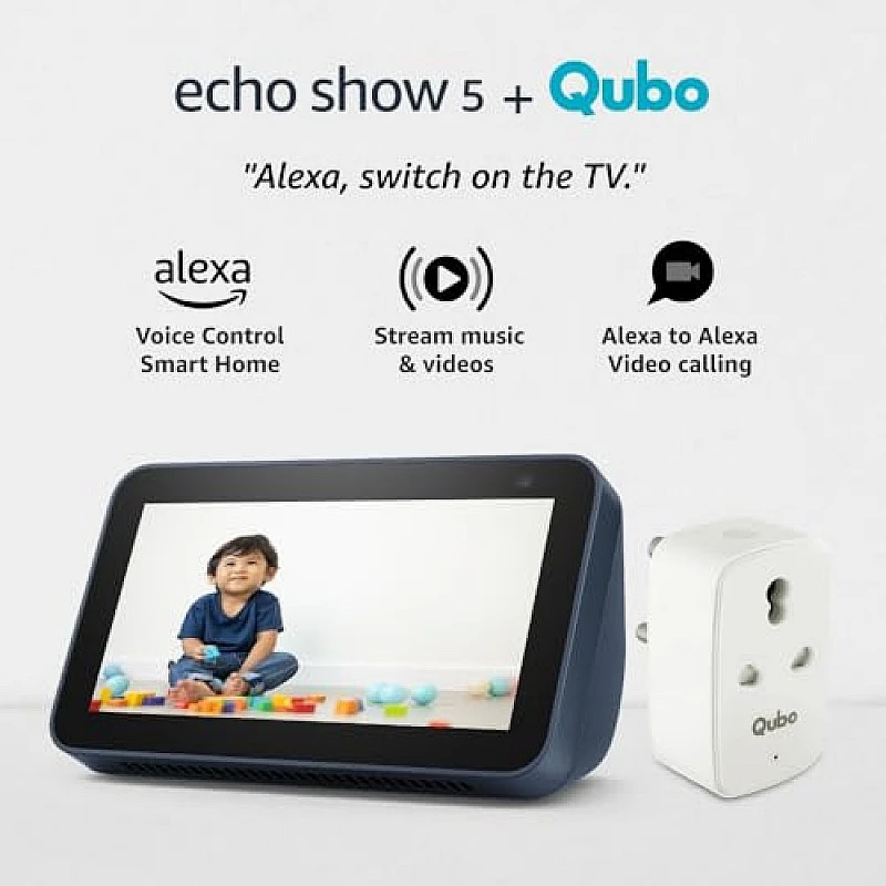Amazon Echo Show 5 (2nd Gen) - Smart speaker with 5.5" screen, crisp sound and Alexa (Black) Amazon Echo Show 5 (2nd Gen) - Smart speaker with 5.5" screen, crisp sound and Alexa (Black)