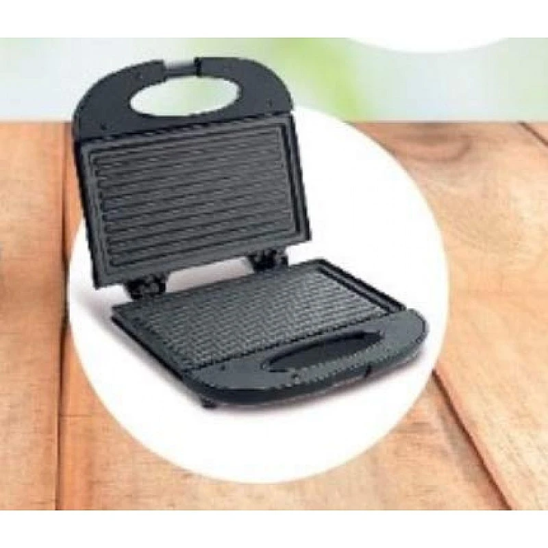 Bajaj SWX 4 Deluxe 800-Watt 2-Slice Grill Sandwich Maker Non-Stick Coated Plates for Easy-to-Clean Black Sandwich Toaster Bajaj SWX 4 Deluxe 800-Watt 2-Slice Grill Sandwich Maker Non-Stick Coated Plates for Easy-to-Clean Black Sandwich Toaster