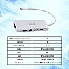 ASUS OS200 USB-C DONGLE with Two USB 3.0 Ports, Gigabit Ethernet Port, HDMI and VGA, White ASUS OS200 USB-C DONGLE with Two USB 3.0 Ports, Gigabit Ethernet Port, HDMI and VGA, White
