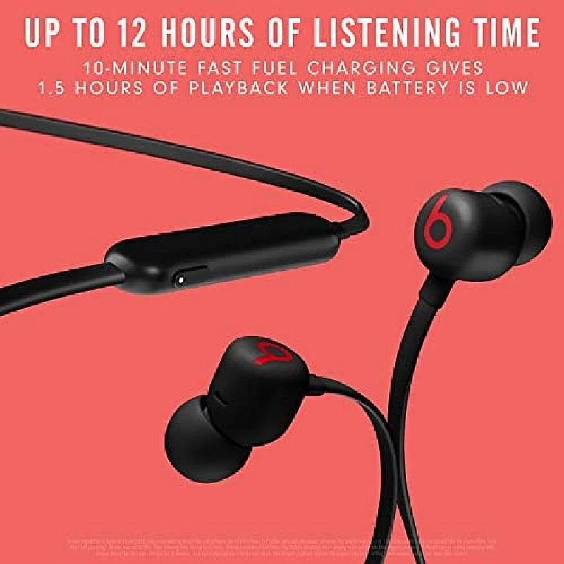 Beats Flex Wireless Earbuds - Apple W1 Headphone - Black Beats Flex Wireless Earbuds - Apple W1 Headphone - Black