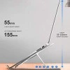 Dyazo 6 Angles Adjustable Aluminum Ergonomic Foldable Portable Tabletop Laptop Desktop Riser Stand Holder (Silver) Dyazo 6 Angles Adjustable Aluminum Ergonomic Foldable Portable Tabletop Laptop Desktop Riser Stand Holder (Silver)