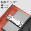 Dyazo 6 Angles Adjustable Aluminum Ergonomic Foldable Portable Tabletop Laptop Desktop Riser Stand Holder (Silver) Dyazo 6 Angles Adjustable Aluminum Ergonomic Foldable Portable Tabletop Laptop Desktop Riser Stand Holder (Silver)
