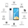 OPPO A15s (Fancy White, 4GB, 128GB Storage) Refurbished