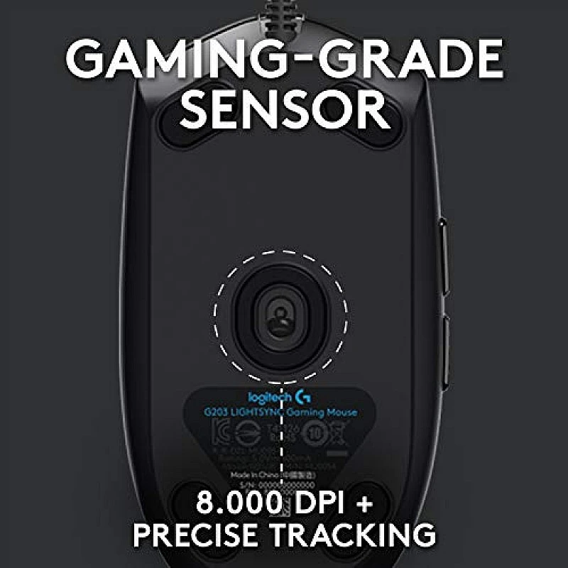 Logitech G102 Light Sync Gaming Mouse with Customizable RGB Lighting, 6 Programmable Buttons Logitech G102 Light Sync Gaming Mouse with Customizable RGB Lighting, 6 Programmable Buttons