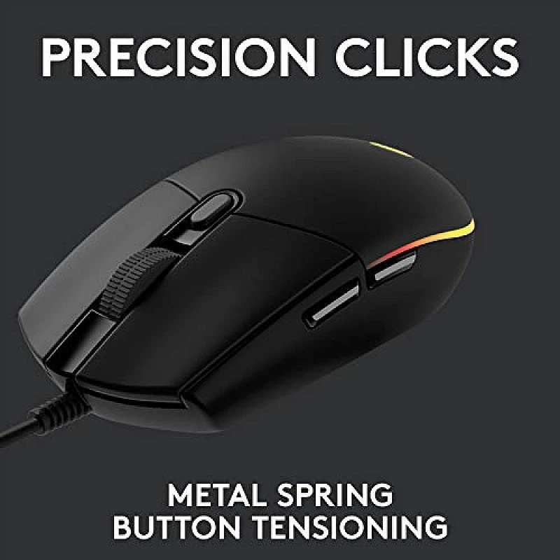 Logitech G102 Light Sync Gaming Mouse with Customizable RGB Lighting, 6 Programmable Buttons Logitech G102 Light Sync Gaming Mouse with Customizable RGB Lighting, 6 Programmable Buttons