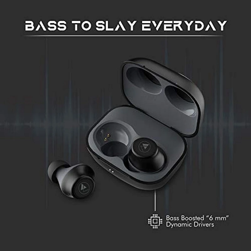 Wings Slay TWS Bluetooth 5.0 True Wireless TWS in Ear Earbuds Earphones with Mic Super Compact Charging Case (Black) Wings Slay TWS Bluetooth 5.0 True Wireless TWS in Ear Earbuds Earphones with Mic Super Compact Charging Case (Black)