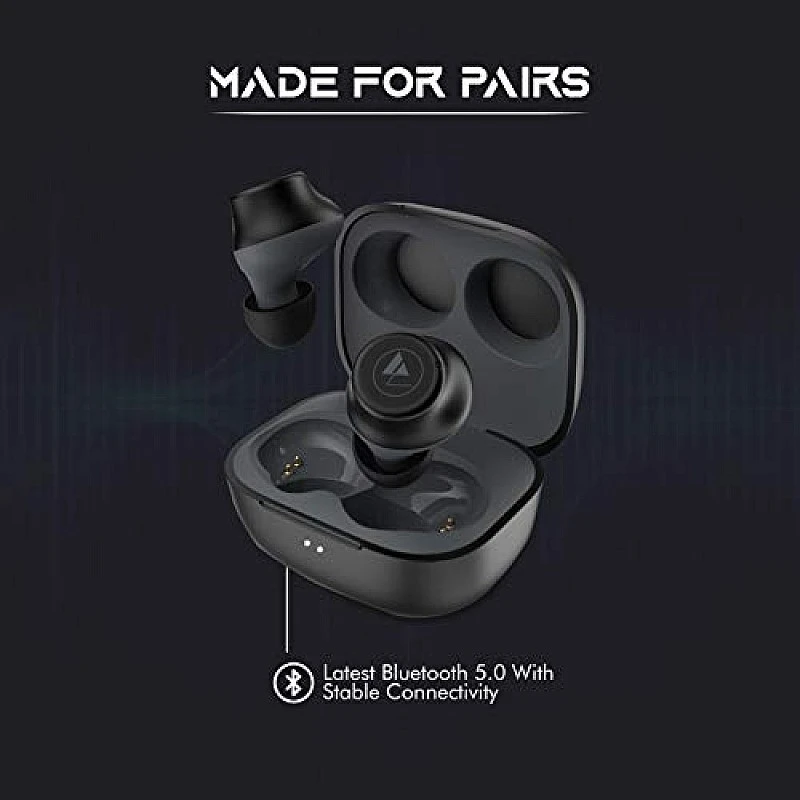 Wings Slay TWS Bluetooth 5.0 True Wireless TWS in Ear Earbuds Earphones with Mic Super Compact Charging Case (Black) Wings Slay TWS Bluetooth 5.0 True Wireless TWS in Ear Earbuds Earphones with Mic Super Compact Charging Case (Black)