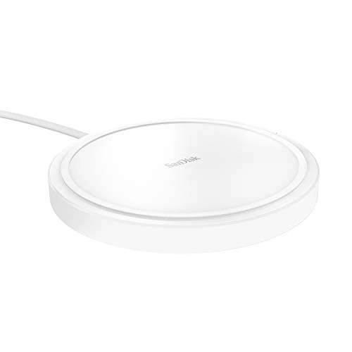 SanDisk iXpand Wireless 15W Charger for Qi-Compatible Phones (iPhone 8 White) SanDisk iXpand Wireless 15W Charger for Qi-Compatible Phones (iPhone 8 White)