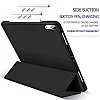 Robustrion Smart Flexible Trifold Flip Case Cover for iPad Air 5th Generation Cover iPad Air 4th Generation iPad Air 5th 4 10.9 inch - Black Robustrion Smart Flexible Trifold Flip Case Cover for iPad Air 5th Generation Cover iPad Air 4th Generation iPad Air 5th 4 10.9 inch - Black