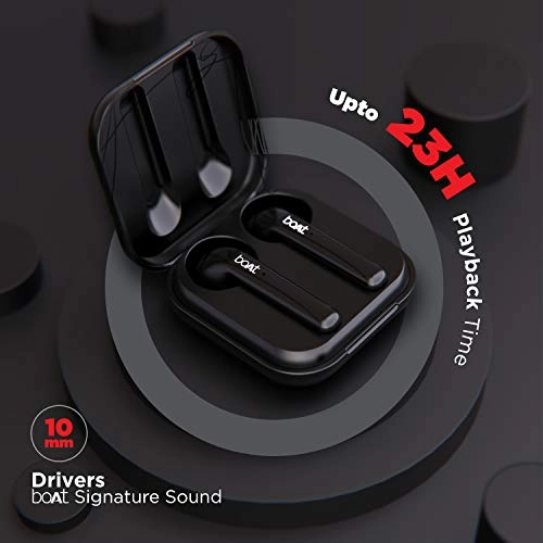 Boat Airdopes 481V2 Bluetooth Truly Wireless Earbuds with Mic(Active Black) Boat Airdopes 481V2 Bluetooth Truly Wireless Earbuds with Mic(Active Black)