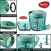 Pigeon Combo Pack of Chopper XL, Mini DOYO DT Vegetable and Fruit Chopper Plastic, Green, Transparent Pigeon Combo Pack of Chopper XL, Mini DOYO DT Vegetable and Fruit Chopper Plastic, Green, Transparent