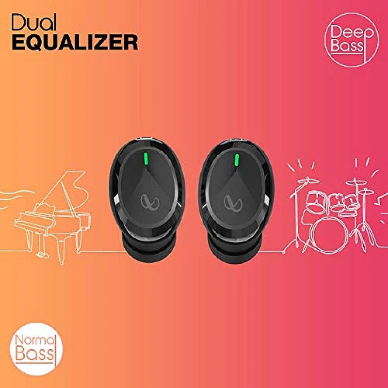 Infinity JBL Swing 350 Truly Wireless Bluetooth In Ear Headphone with Mic Black Infinity JBL Swing 350 Truly Wireless Bluetooth In Ear Headphone with Mic Black