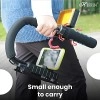 HIFFIN 3 in 1 Universal Stabilizer C-Shape Bracket Video Handheld Grip + Ball Head Hot Shoe Adapter + Mobile Phone Clip Holder 