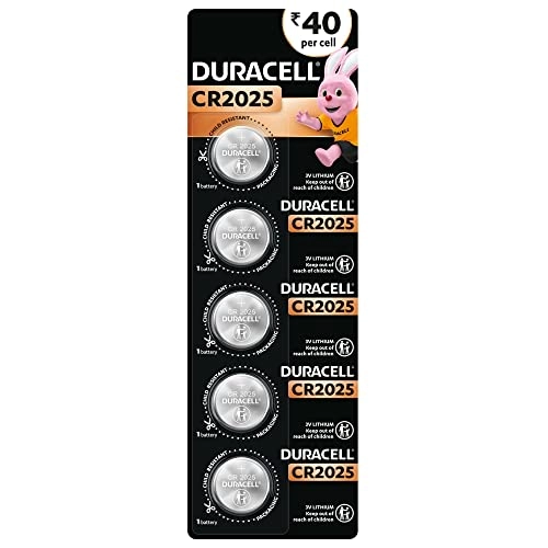 Duracell CR2025 3V Lithium Coin Battery, 20 pcs, 2025 Coin Button-Cell-Battery-DL2025