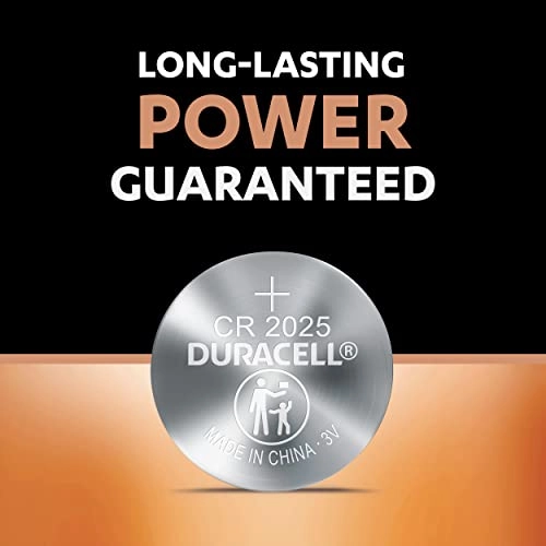 Duracell CR2025 3V Lithium Coin Battery, 20 pcs, 2025 Coin Button-Cell-Battery-DL2025
