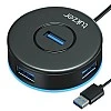 Tukzer 4-Ports USB A to USB 3.0 HUB with High-Speed Data Transfer & Fast Charging| Compatible for MacBook, Mac Mini, iMac Pro (Black) Tukzer 4-Ports USB A to USB 3.0 HUB with High-Speed Data Transfer & Fast Charging| Compatible for MacBook, Mac Mini, iMac Pro (Black)