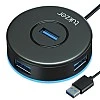 Tukzer 4-Ports USB A to USB 3.0 HUB with High-Speed Data Transfer & Fast Charging| Compatible for MacBook, Mac Mini, iMac Pro (Black) Tukzer 4-Ports USB A to USB 3.0 HUB with High-Speed Data Transfer & Fast Charging| Compatible for MacBook, Mac Mini, iMac Pro (Black)