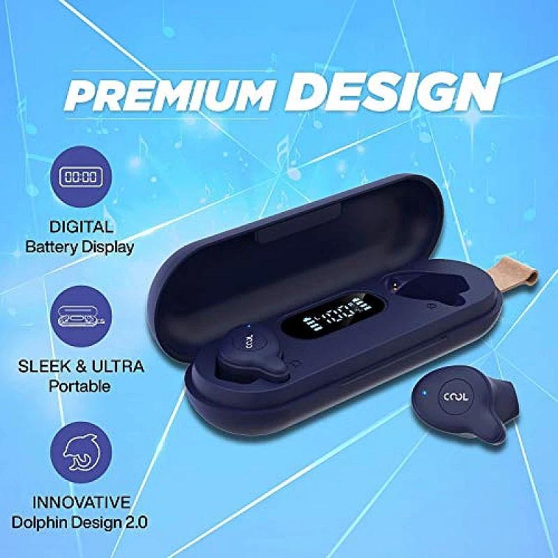 Coolpad Cool Bass True Wireless Earbuds TWS Bluetooth Earphones with Mic Black Coolpad Cool Bass True Wireless Earbuds TWS Bluetooth Earphones with Mic Black
