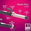 AGARO HC6001 Hair Curler | 25mm Barrel, Tourmaline Ceramic | Fast Heating, Cool Tip | For Long & Short Hair (Black & Rose Gold) AGARO HC6001 Hair Curler | 25mm Barrel, Tourmaline Ceramic | Fast Heating, Cool Tip | For Long & Short Hair (Black & Rose Gold)