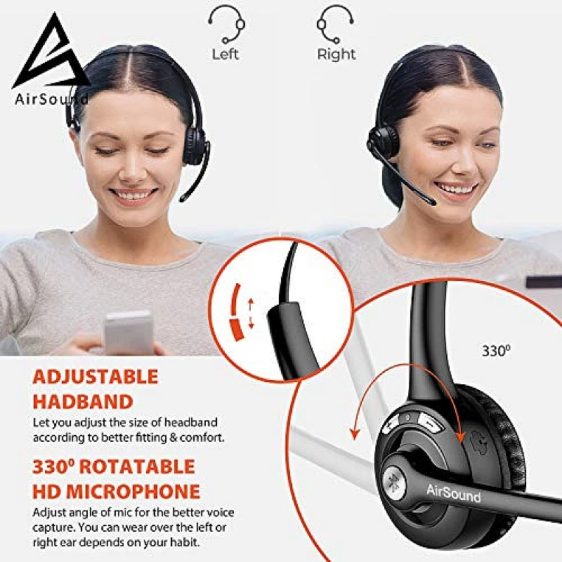 AirSound M6 Pro Bluetooth V5.0 Wireless Headset AirSound M6 Pro Bluetooth V5.0 Wireless Headset