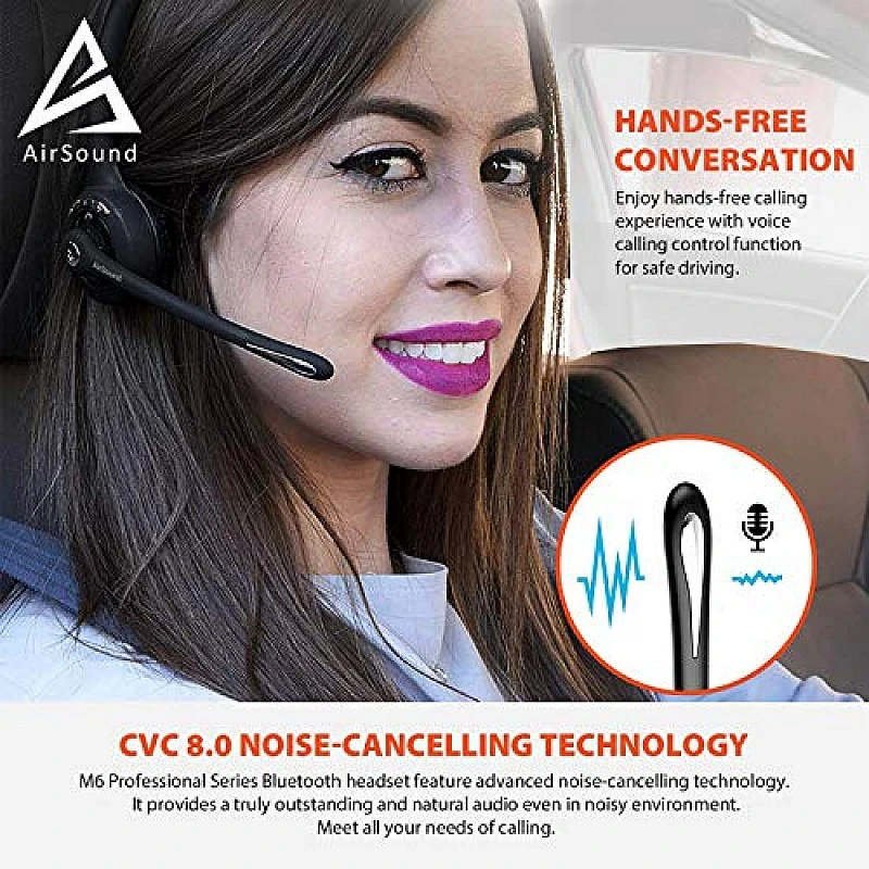 AirSound M6 Pro Bluetooth V5.0 Wireless Headset AirSound M6 Pro Bluetooth V5.0 Wireless Headset