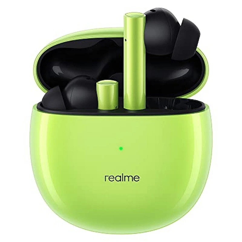realme Buds Air 2 True Wireless in Ear Earbuds with Active Noise Cancellation (ANC), Super Low Latency Gaming Mode, (Closer Green) realme Buds Air 2 True Wireless in Ear Earbuds with Active Noise Cancellation (ANC), Super Low Latency Gaming Mode, (Closer Green)