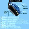 PTron Studio Bluetooth Wireless Over Ear Headphones with Mic (Blue) PTron Studio Bluetooth Wireless Over Ear Headphones with Mic (Blue)
