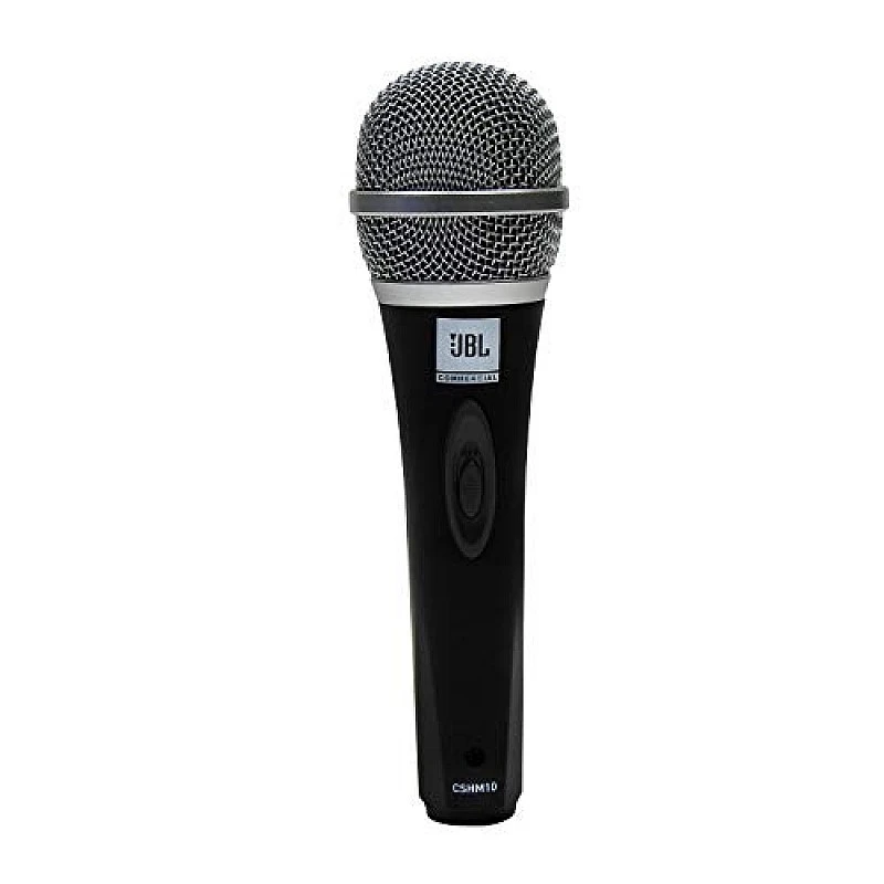JBL Commercial CSHM10 Handheld Dynamic XLR Unidirectional Microphone With On/Off Switch (Cable Not Included) Black, Medium JBL Commercial CSHM10 Handheld Dynamic XLR Unidirectional Microphone With On/Off Switch (Cable Not Included) Black, Medium