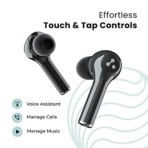 Ambrane NeoBuds 33 True Wireless in Ear Earbuds with Mic, 19 Hours Total Playtime, High Bass (Black) Ambrane NeoBuds 33 True Wireless in Ear Earbuds with Mic, 19 Hours Total Playtime, High Bass (Black)