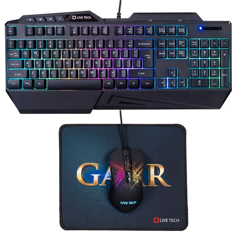 Live Tech GamR Gaming RGB Keyboard Mouse Live Tech GamR Gaming RGB Keyboard Mouse