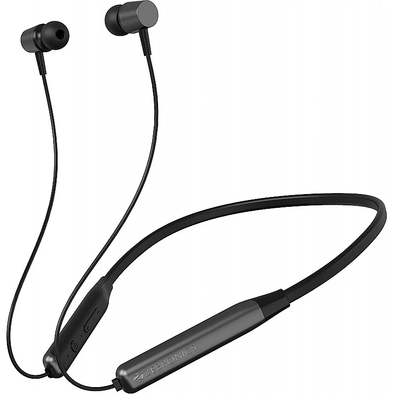 ZEBRONICS Zeb Evolve Wireless Bluetooth in Ear Neckband Earphone with Mic (Gray) ZEBRONICS Zeb Evolve Wireless Bluetooth in Ear Neckband Earphone with Mic (Gray)
