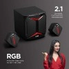 Boat Blitz 2000 100W 2.1 Channel Multimedia Speaker (Premium Black)