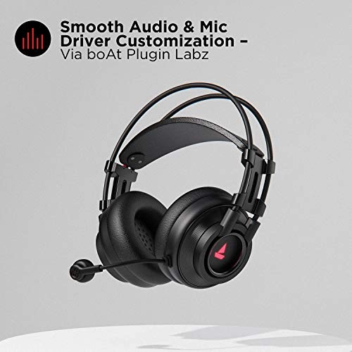 boAt Immortal IM-200 7.1 Wired Channel USB Gaming Headphone with RGB Breathing LEDs 50mm Drivers Active Black boAt Immortal IM-200 7.1 Wired Channel USB Gaming Headphone with RGB Breathing LEDs 50mm Drivers Active Black